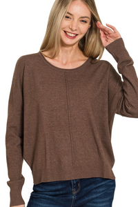 Front Seam Sweater