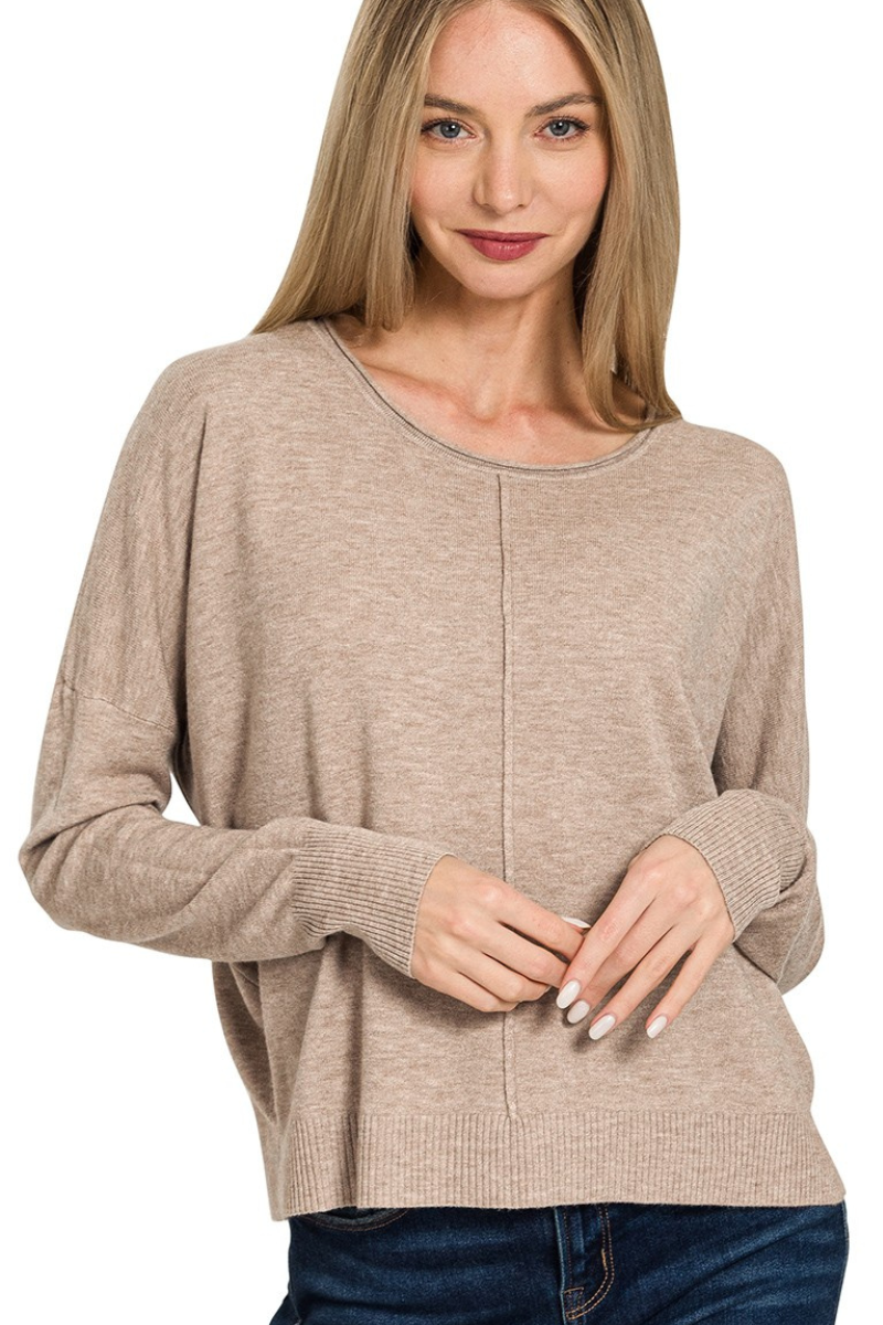 Front Seam Sweater