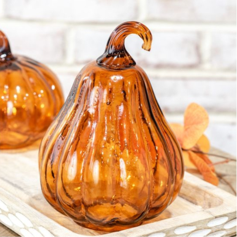 Glass Pumpkin Cloche