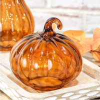Glass Pumpkin Cloche