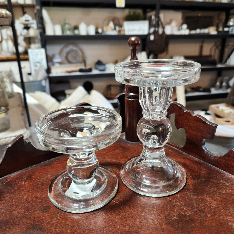 Glass Candle Holder