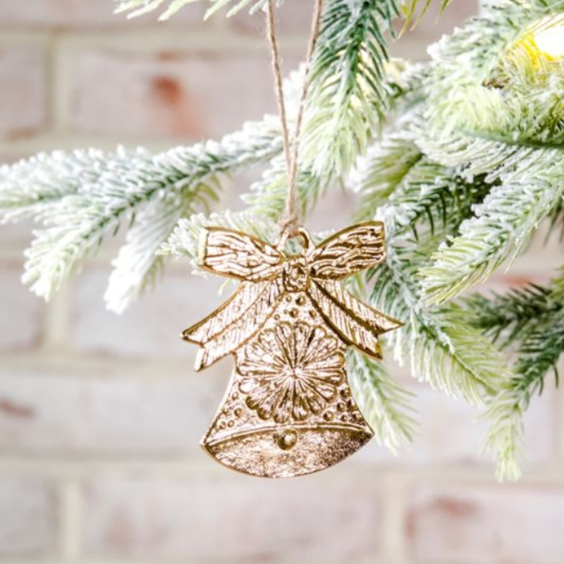 Gold Bell Ornament