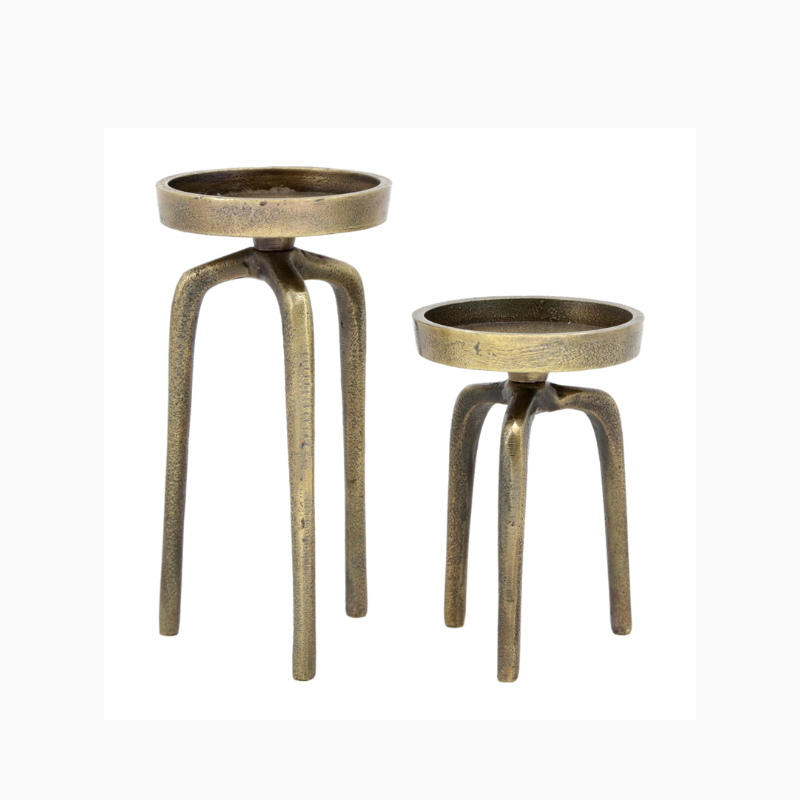 Gold Candle Holder Stand