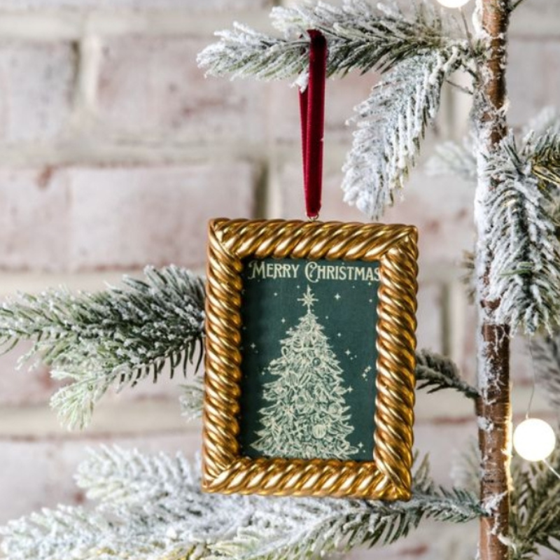 Gold Frame Ornament