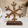 Gold Snowflake Stand