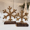 Gold Snowflake Stand