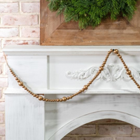 Gold Wood Bead Garland