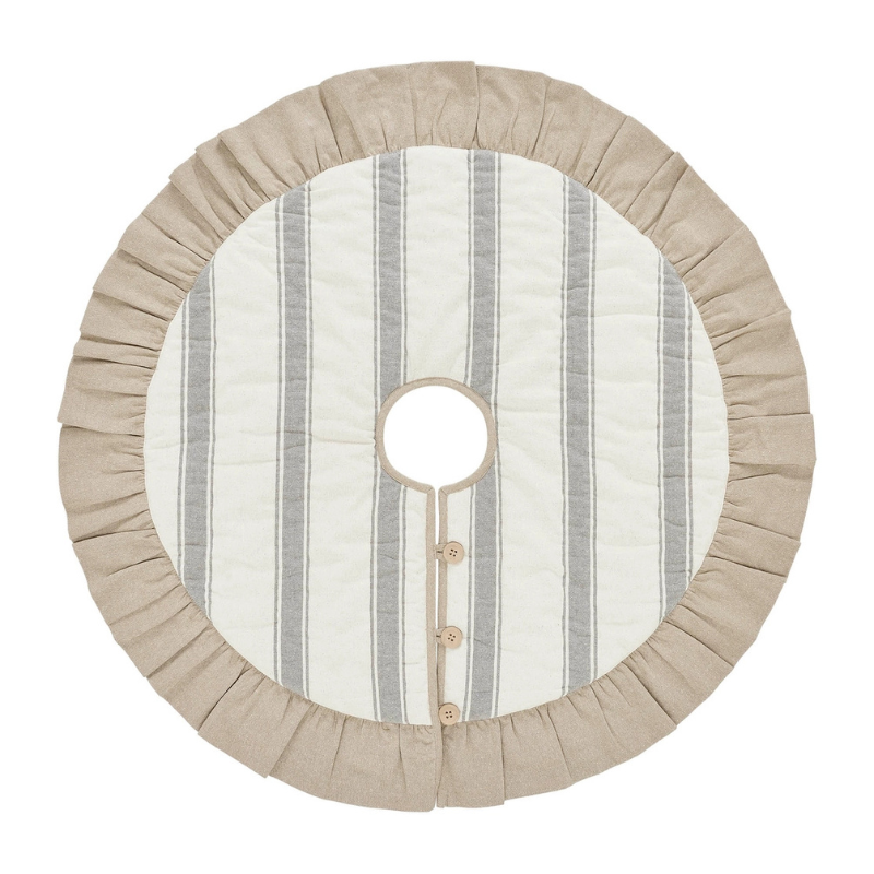 Grain Sack Stripe Tree Skirt