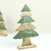 Green Enamel Wood Tree