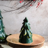 Green LED Stoneware Tree