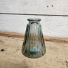 Green Tapered Glass Vase
