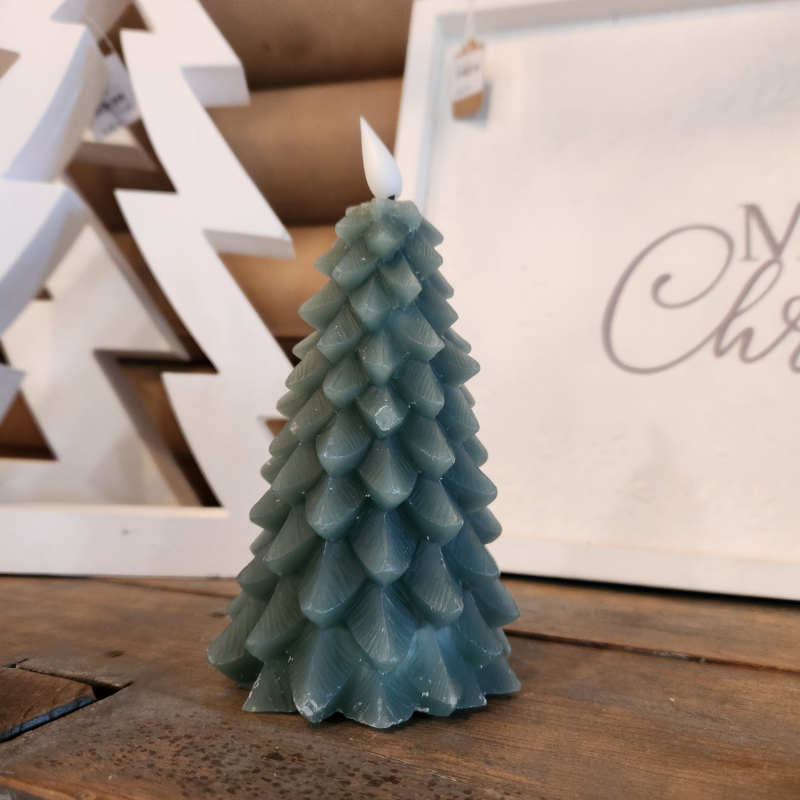 Green Tree LED Candle