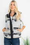 Grey Aztec Vest