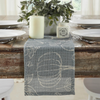 Grey Pumpkin Table Runner