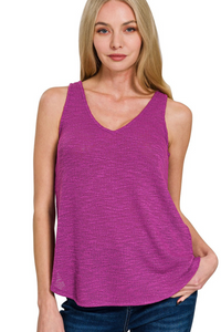 Hacci V-Neck Tank