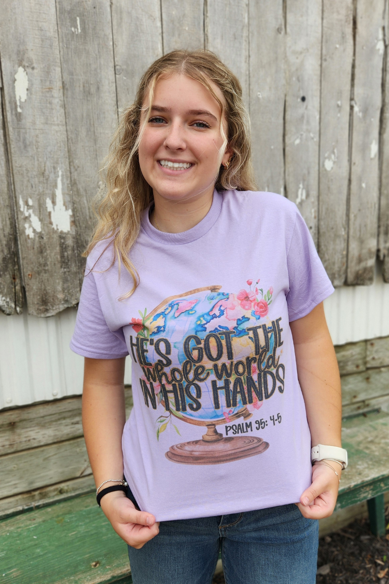 He's Got the Whole World Graphic Tee