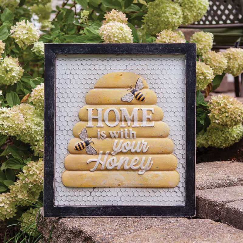 Home with Honey Sign