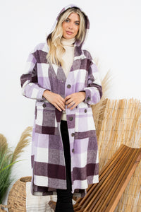 Plaid Duster Coat