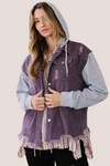 Hooded Corduroy Jacket