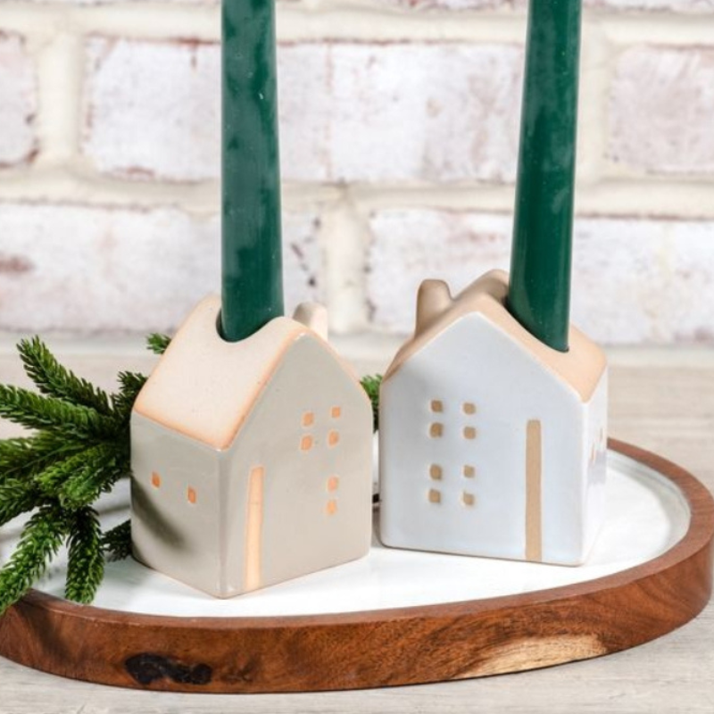 House Taper Candle Holder