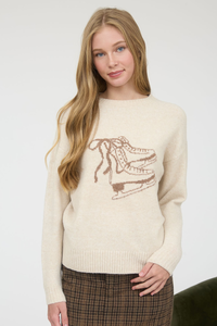 Ice Skate Knit Sweater