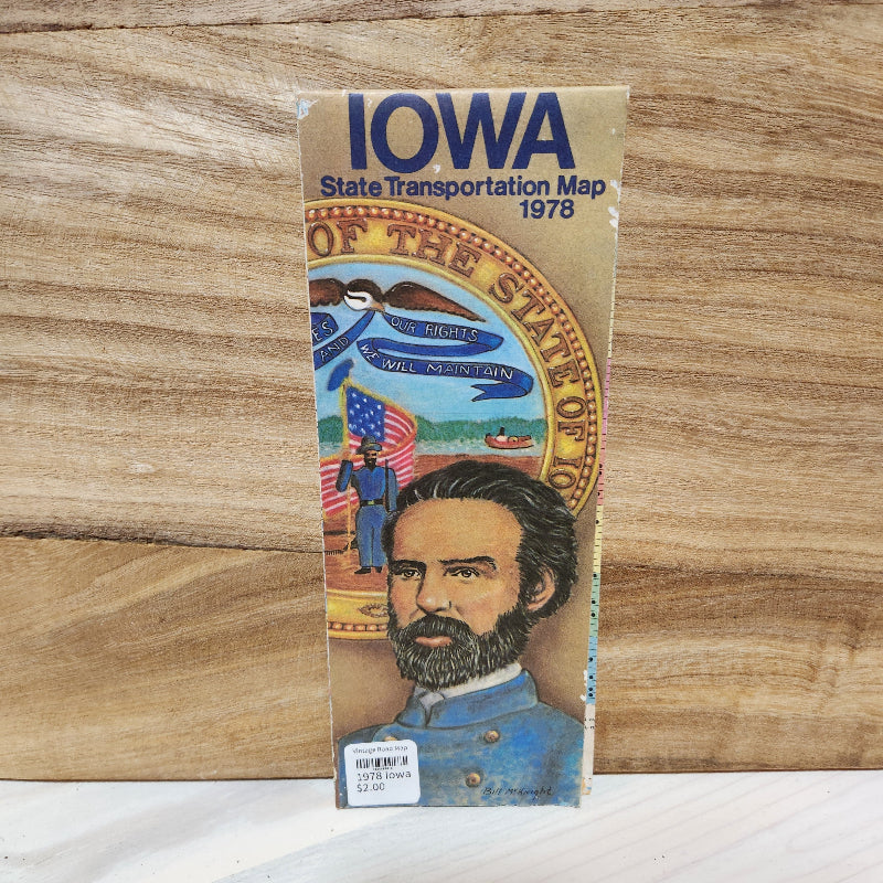 Vintage Road Map