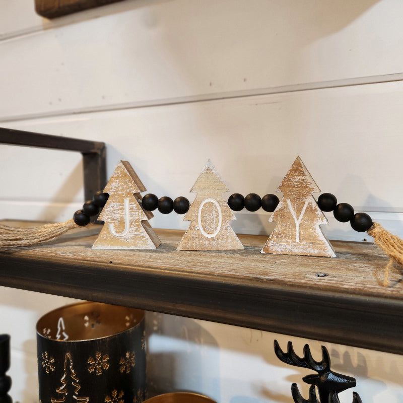 Joy Tree Beaded Garland