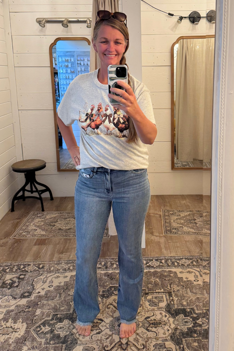 Judy Blue Bootcut Fray Hem Jean