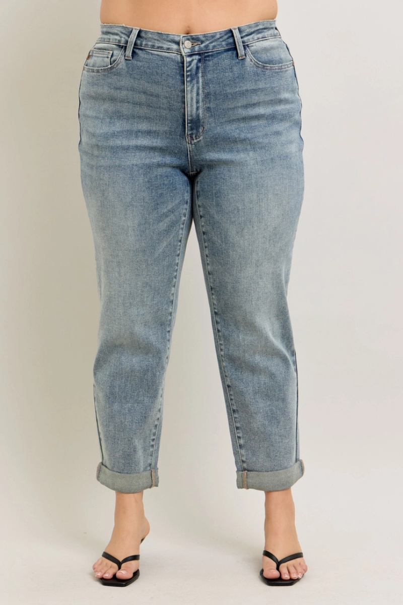 Judy Blue High-Waist Boyfriend Jean