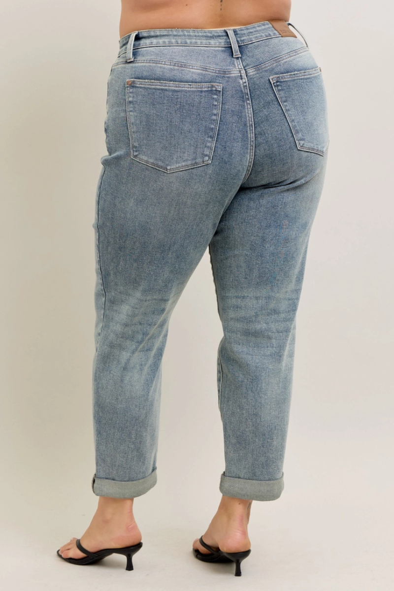 Judy Blue High-Waist Boyfriend Jean