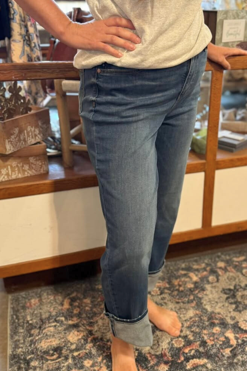 Judy Blue High Waist Straight Fit Jeans