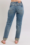 Judy Blue Mid-Rise Boyfriend Jean