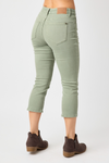 Judy Blue Mid-Rise Sage Capri