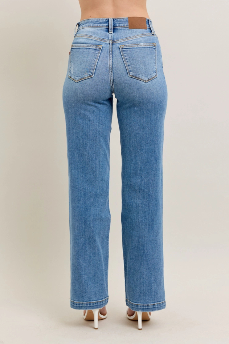 Judy Blue Straight Fit Trouser Jean