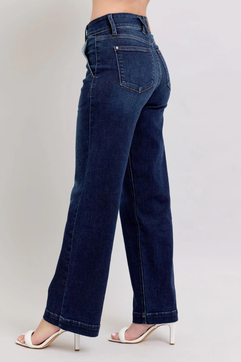 Judy Blue Wide Leg Trouser Jean