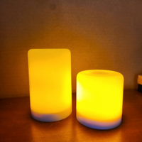 LED Flame Illusion Pillar