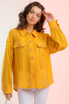 Lace Crochet Shacket
