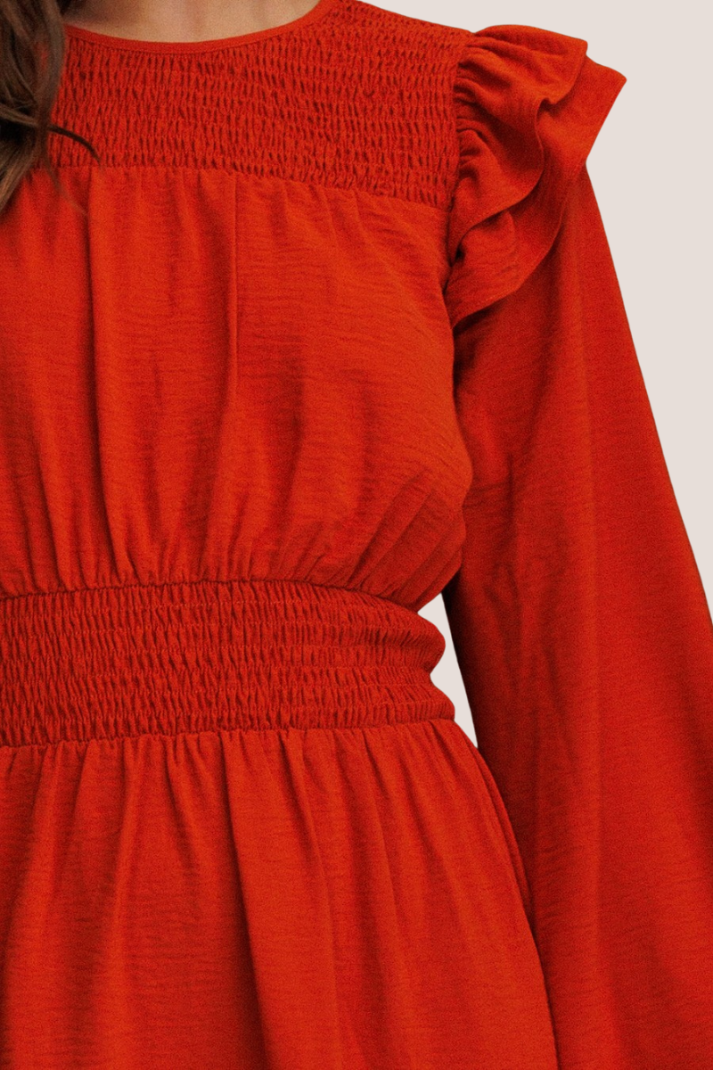 Layered Ruffle Dress