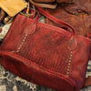 Leather Woven Shoulder Bag