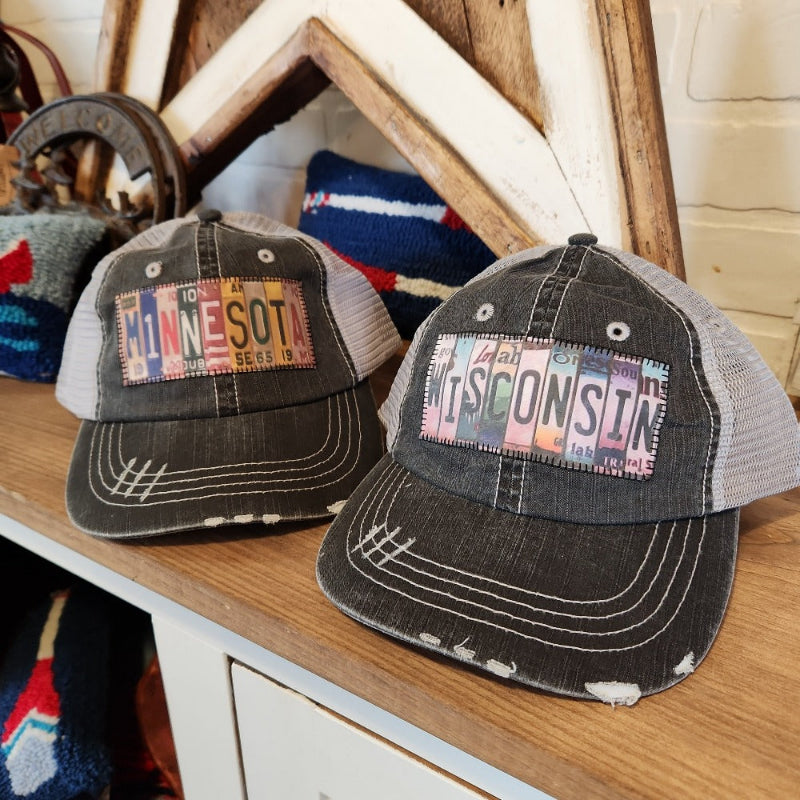 License Plate Trucker Hat