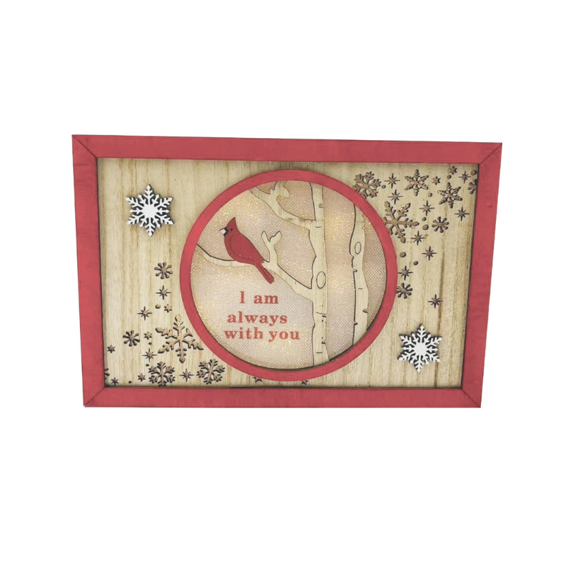 Lighted Cardinal Box