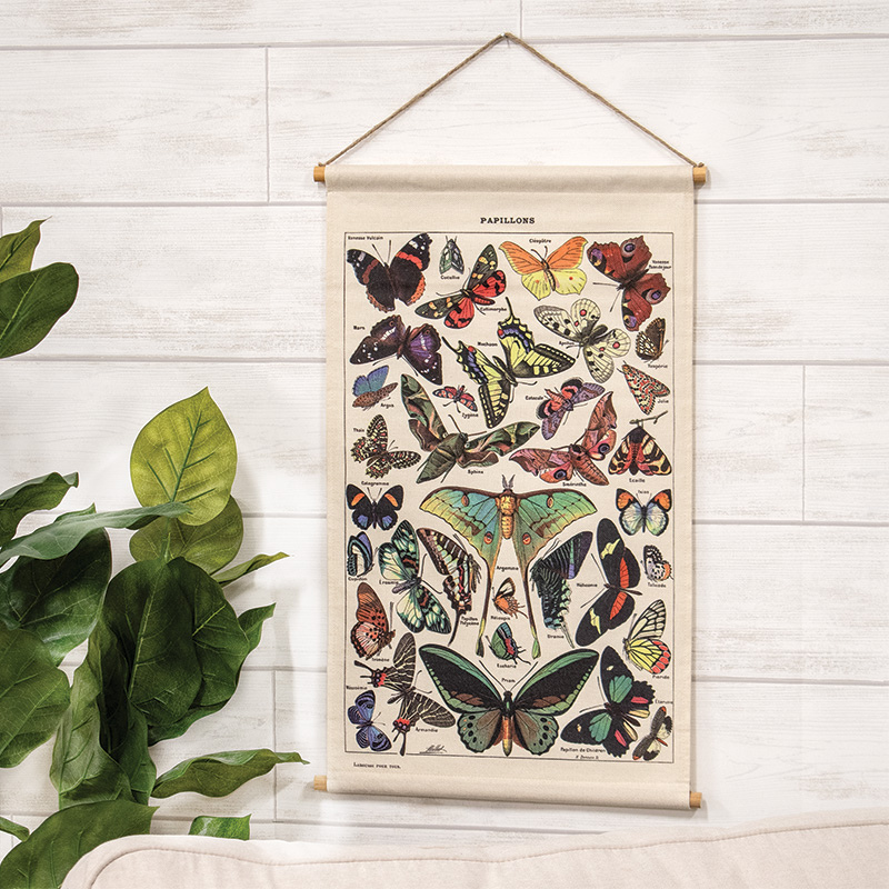 Linen Butterfly Wall Hanging