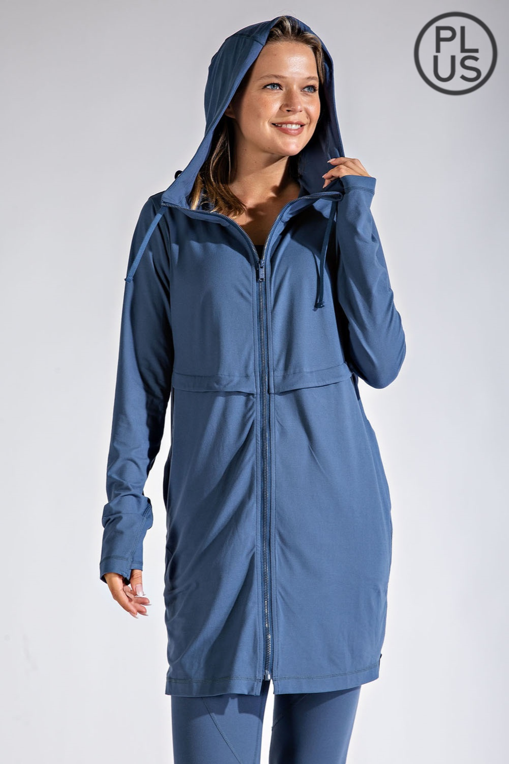 Long Active Hooded Jacket