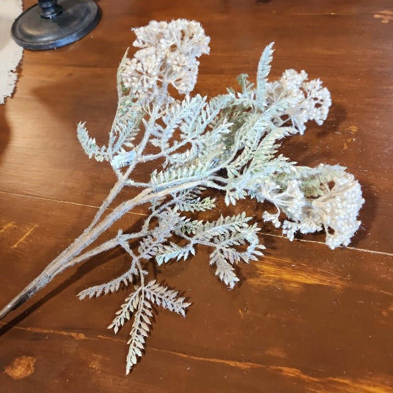 Long Cream Floral Bunch pick