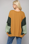 Loose Colorblock Top