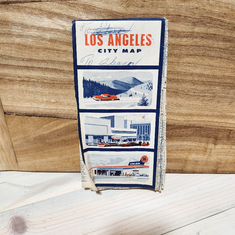 Vintage Road Map