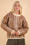 Lurex Pattern Sweater