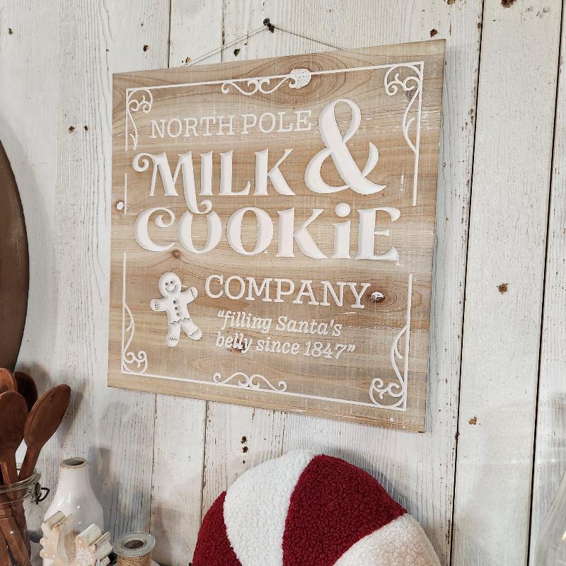 Milk & Cookie Co Sign