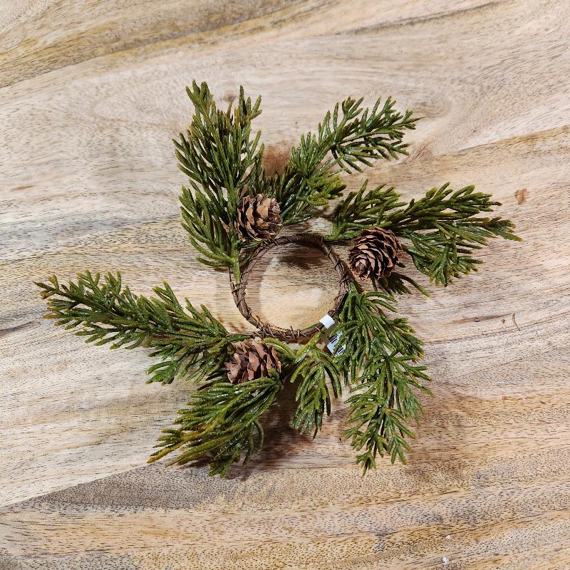 Mini Cedar Candle Ring