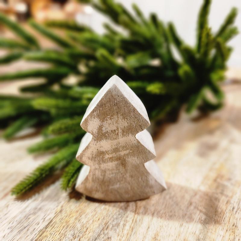 Mini Wood Tree White